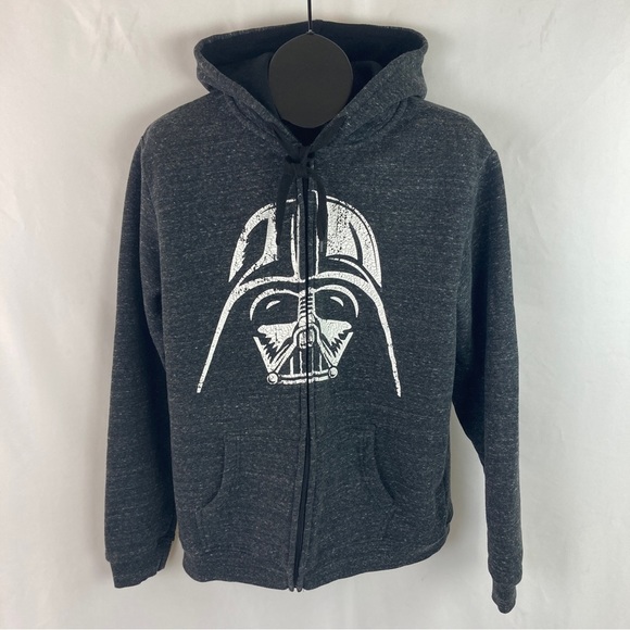 𝅺STARWARS Darth Vader Full Zip Mens Sweatshirt/ Hoodie Size L - Picture 2 of 10